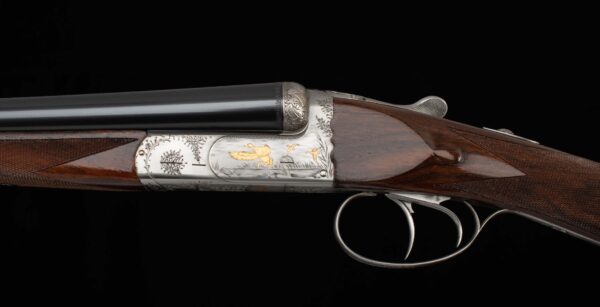 Ferlib 28 Ga – 99.5%, 5LB. 7OZ., GOLD INLAYS, FIGURED WOOD