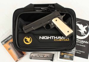Nighthawk Classic Government 9mm-DLC, MAMMOTH IVORY GRIPS