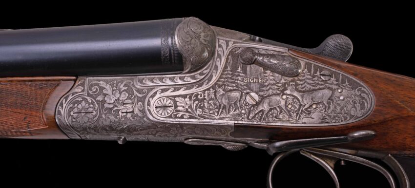 Krieghoff Neptun Drilling - SIDELOCK, DETACHABLE TRIGGER