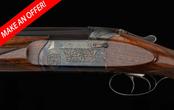Boucher 12 Ga - FRENCH SUPERPOSED, 6 1/4LBS. HAND ENGRAVED