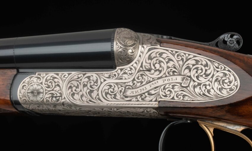 Armi F. Poli 20 Ga - OPAL EXTRA, HAND ENGRAVED, NICE WOOD,