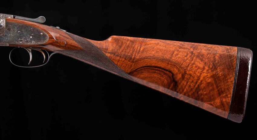 PURDEY EXTRA-FINISH 12 Ga - LETTER, HARRY KELL ENGRAVED