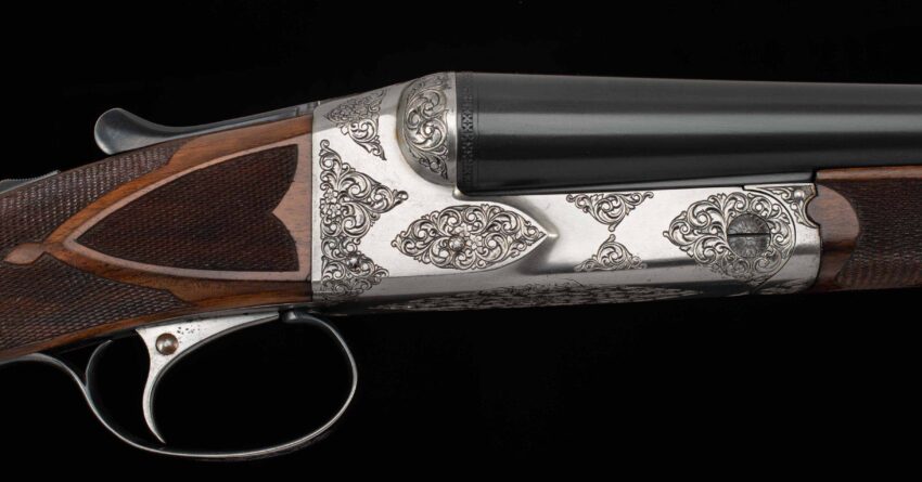 Winchester M21 12ga. - CUSTOM ENGRAVED, A CARVED STOCK