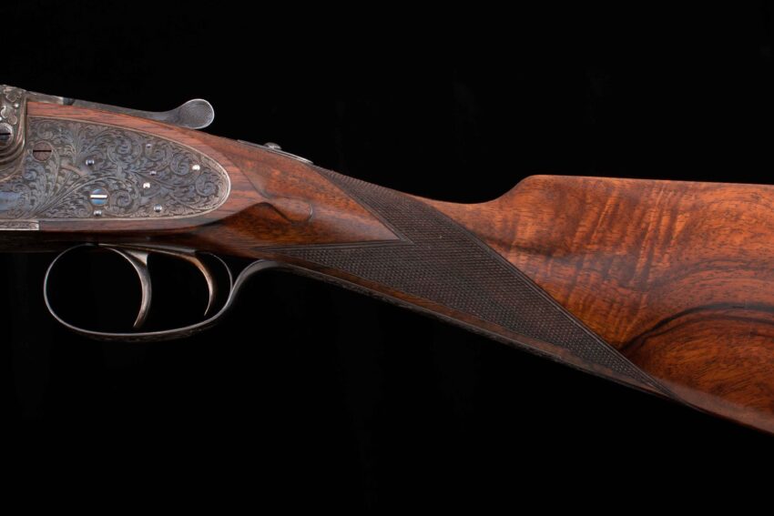 PURDEY EXTRA-FINISH 12 Ga - LETTER, HARRY KELL ENGRAVED