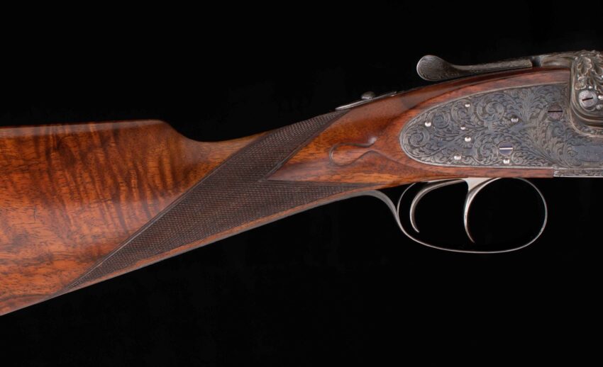 PURDEY EXTRA-FINISH 12 Ga - LETTER, HARRY KELL ENGRAVED