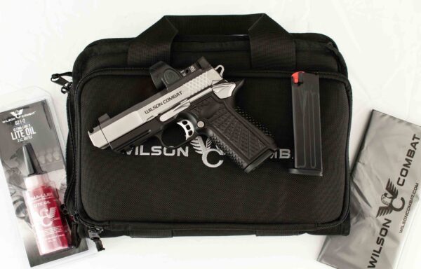 Wilson Combat SFX9, 9mm - VFI SERIES, TWO-TONE, SRO, COMPENSATED, 3.25”