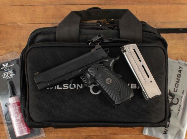 Wilson Combat CQB Elite Compact 9mm - VFI SERIES, BLACK EDITION, 9 RND, 4”