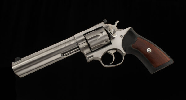 Ruger GP100 .357 Magnum - 1990, 6” BARREL, STAINLESS STEEL, MIRROR BORE, 99%