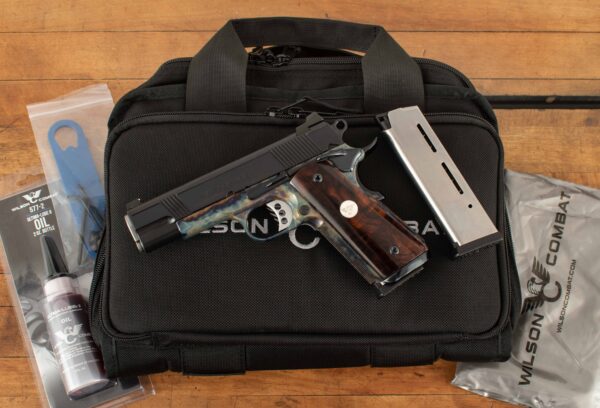 Wilson Combat CQB Elite Commander .45ACP - CASE COLORED, DESERT IRONWOOD