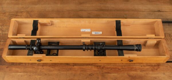 Lyman Junior Targetspot - 10 POWER, 97%, CASED, W/ BASE, RECOIL SPRING