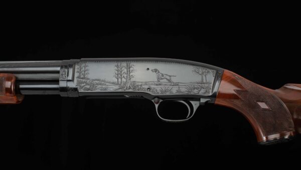 Winchester Model 42 Pigeon Grade .410 -1947, WINCHESTER #12-2 ENGRAVING