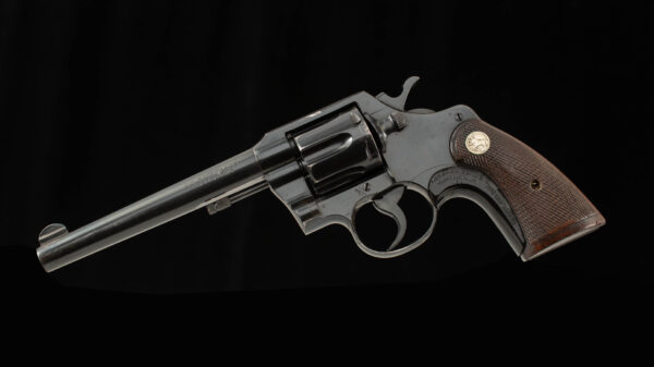 Colt Official Police .38SPL - 1943, WARTIME PRODUCTION, 6”, MIRROR BORE
