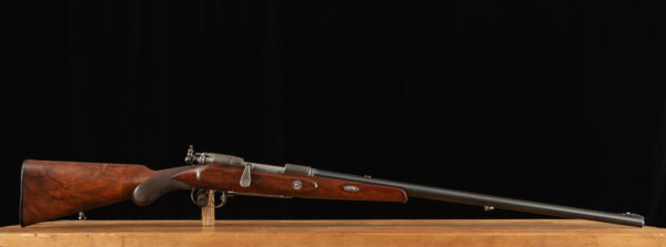 C.G. Haenel 9x57mm Deluxe Sporter - HANDSOME, SET TRIGGER, RIGBY STYLE PEEP