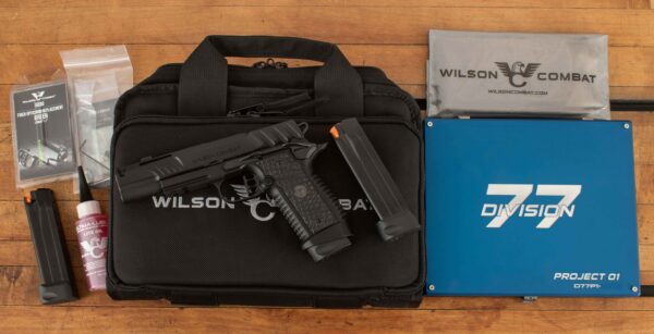 Wilson Combat Division 77 Project 1 Black 9mm – OPTIC READY, PRE-ORDER
