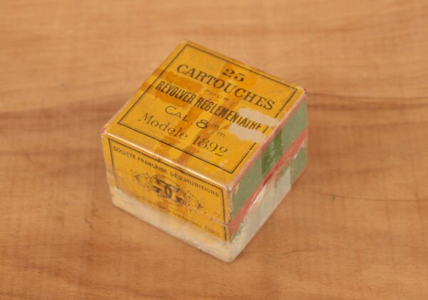 Société Française des Munitions 8x27mmR - 25 ROUNDS, UNOPENED
