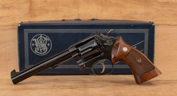 Smith & Wesson Model 14 .38SPL - 1959, 4 SCREW, BOXED, ACCESSORIES