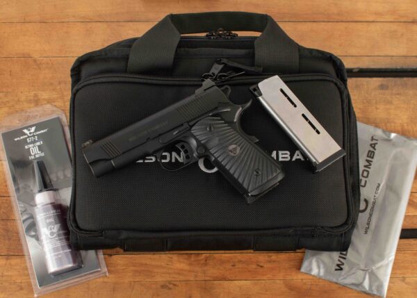 Wilson Combat CQB Elite Compact, .45ACP – VFI SERIES, BLACK EDITION, 4”