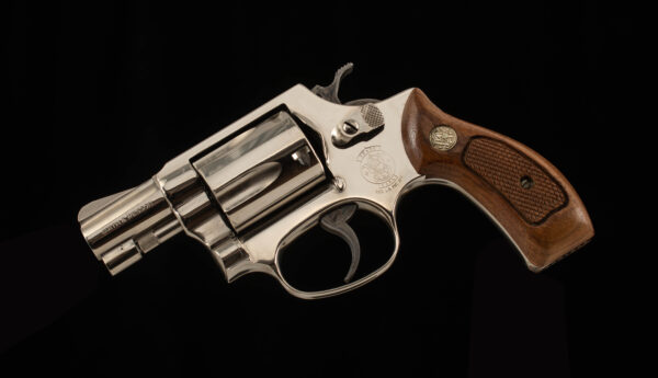 Smith & Wesson Model 36 .38 Special – 1983, NO DASH, 99.5% FACTORY NICKEL