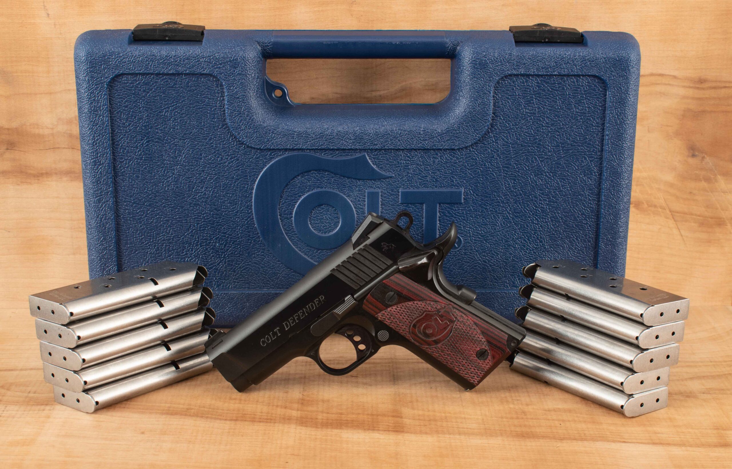 Colt Defender Lightweight .45ACP - 2024, 3”, 11 MAGS, CASE, MIRROR BORE