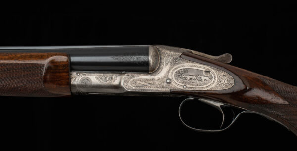L.C. Smith Crown Grade 12GA - JOE HIESTAND GUN, FACTORY LETTER, VENT RIB