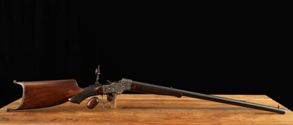 Stevens Ideal No. 49 Walnut Hill .22 LR - 44½ ACTION, ENGRAVED SCHUETZEN