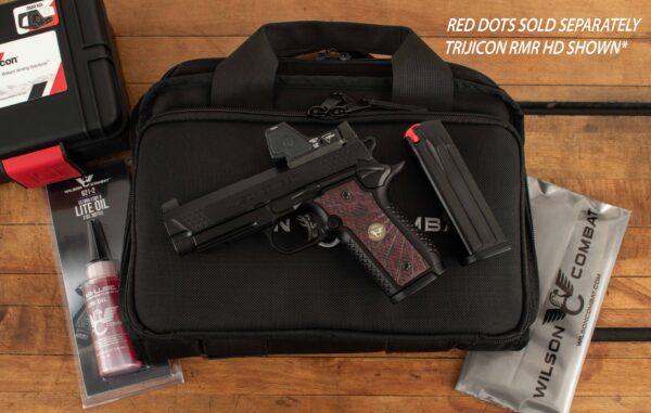 Wilson Combat EDC X9 2.0, 9mm – OPTIC READY, VFI SERIES, CHERRY, 4”