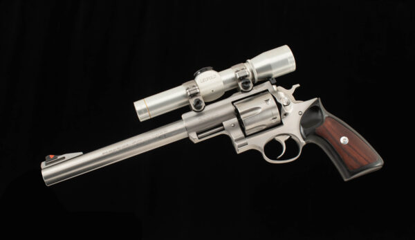 Ruger Super Redhawk .44MAG - 1988, 9.5” BARREL, LEUPOLD SCOPE, MIRROR BORE