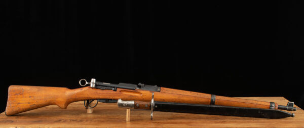 W+F Bern Karabiner Modell 1931 7.5x55SWISS - 1945, BAYONET, TROOP TAG