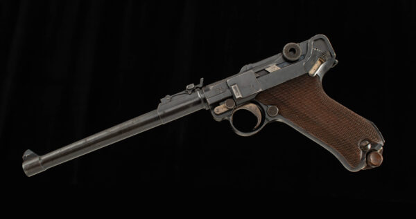 DWM P.08 Model 1914 Artillery 9mm – 1918, UNPROOFED, MATCHING SERIAL NUMBERS