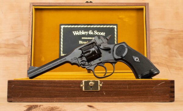 Commemorative Webley Mark IV .38 - 1982, MINT CONDITION, CASED, RARE