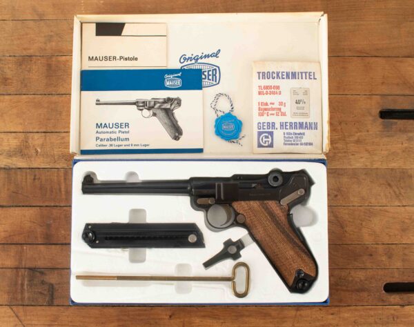 Mauser Parabellum American Eagle 7.65mm - UNFIRED, BOXED, DISPLAY CASE