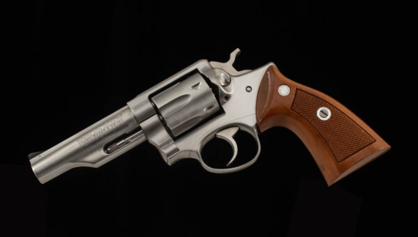 Ruger Police Service Six .38SPL - 1986, STAINLESS STEEL, MIRROR BORE