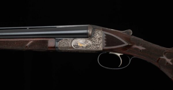 Ithaca Grade 5E NID 16 gauge - RARE, FACTORY METAL FINISHES, GOLD INLAY