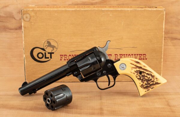 Colt Frontier Scout  ‘62 .22LR/.22MAG – 99%, BOX, 2 CYLINDERS