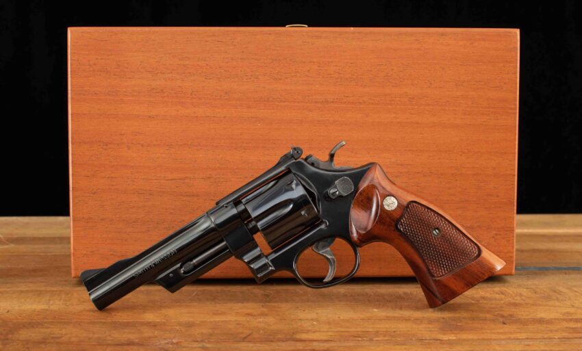 Smith & Wesson 27-2 .357 Magnum – RARE 5” BARREL, 99%, BOX, PAPERS