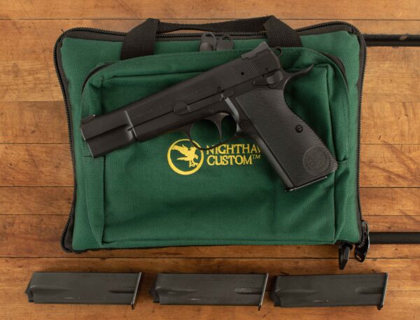 Nighthawk Browning Hi-Power 9mm - 2016, 4 MAGS, RANGE BAG, PAPERS