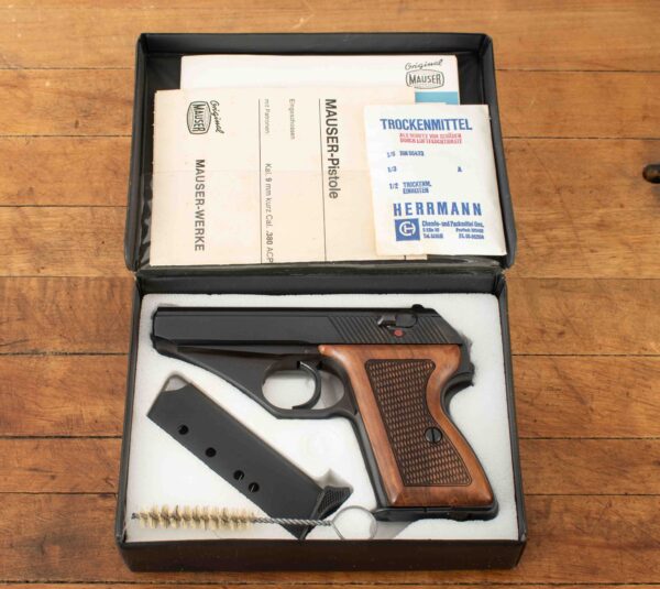 Mauser HSc .380ACP - 1OF 5000, CASED, ACCESSORIES