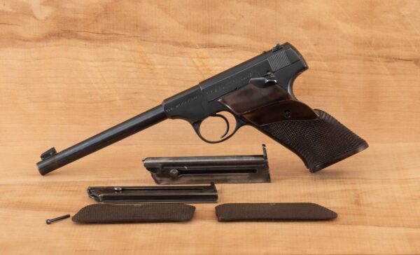 COLT WOODSMAN .22LR - 1942, 98%, TARGET GRIPS, STANDARD GRIPS, 2 MAGS