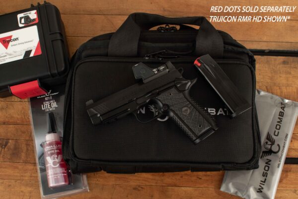 Wilson Combat EDC X9 2.0, 9mm – OPTIC READY, VFI SERIES, BLACK EDITION, 4”