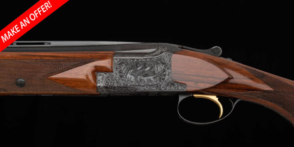 Browning Superposed 20 gauge -1962, LONG TANG ROUND KNOB, UPGRADE ENGRAVING