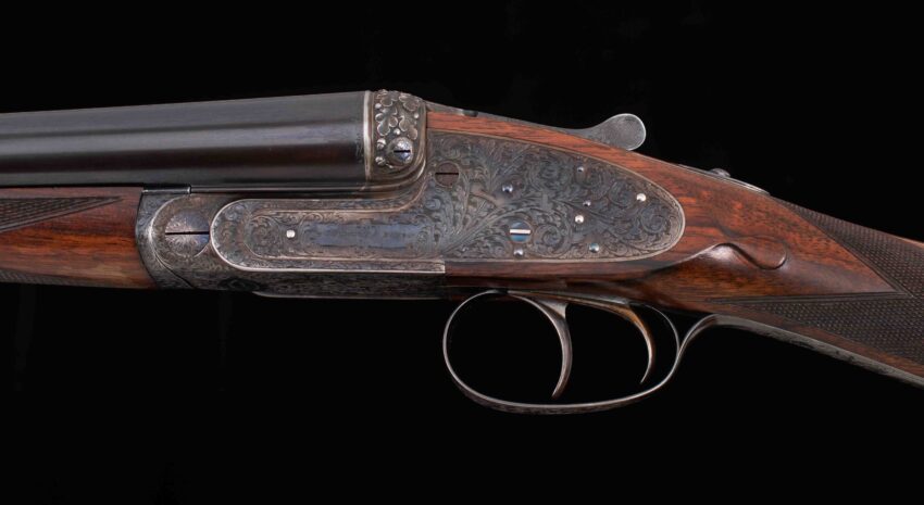 PURDEY EXTRA-FINISH 12 Ga - LETTER, HARRY KELL ENGRAVED