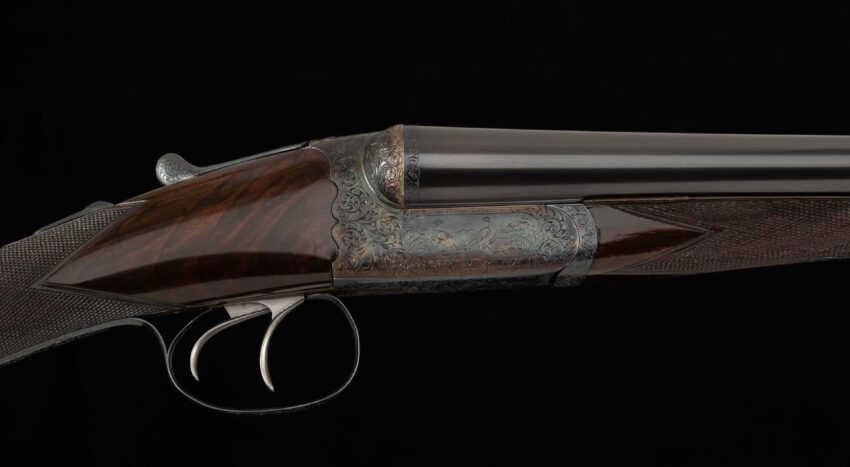 Westley Richards Droplock 12 Ga - MATCHED PAIR, CASED,