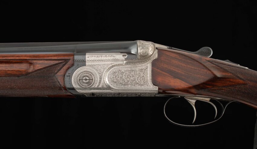 Beretta ASEL 12 Ga - 1958, HAND ENGRAVED GAME GUN