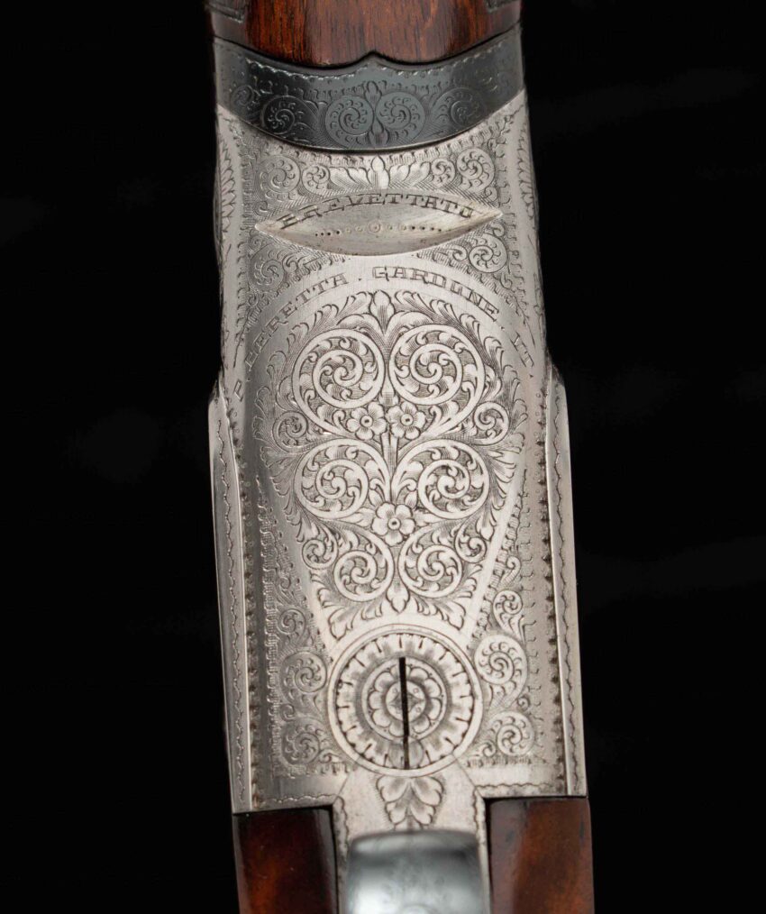 Beretta ASEL 12 Ga - 1958, HAND ENGRAVED GAME GUN