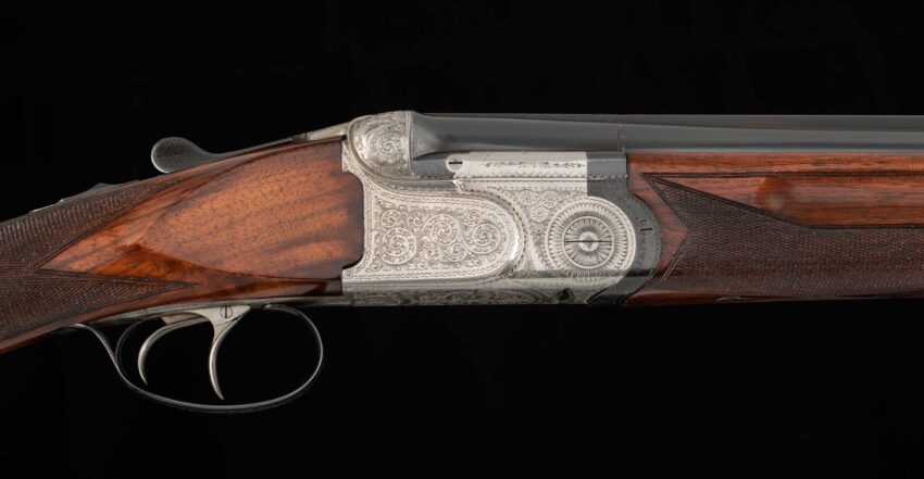 Beretta ASEL 12 Ga - 1958, HAND ENGRAVED GAME GUN