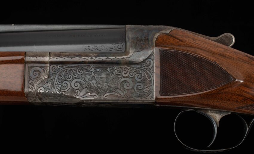 【Special Archives】 1954s SMITH antique L.C. Smith Specialty Trap 12 gauge -SBT, STUNNING CASE COLOR