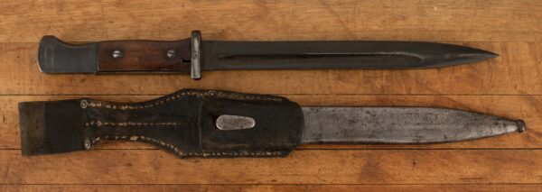 E.u.F. Hörster S84/98 III Bayonet - c1938, SCABBARD, FROG, KAR98K