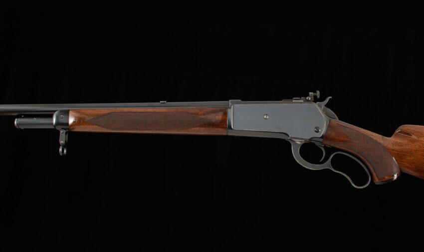 Winchester Model 71 .348WCF - DELUXE, 1937, LONG TANG, BOLT PEEP