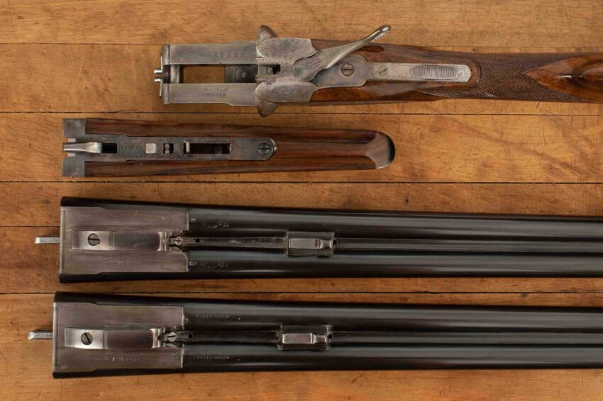L.C. Smith 3E 16 Ga - 2 BARREL SET, LEATHER CASE, RARE