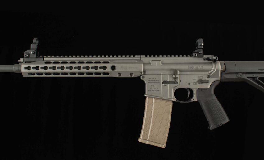 Barrett REC7 5.56mm - GEISSEL SST, SHORT STROKE, ADJ GAS, 4 MAGS, SOFT CASE